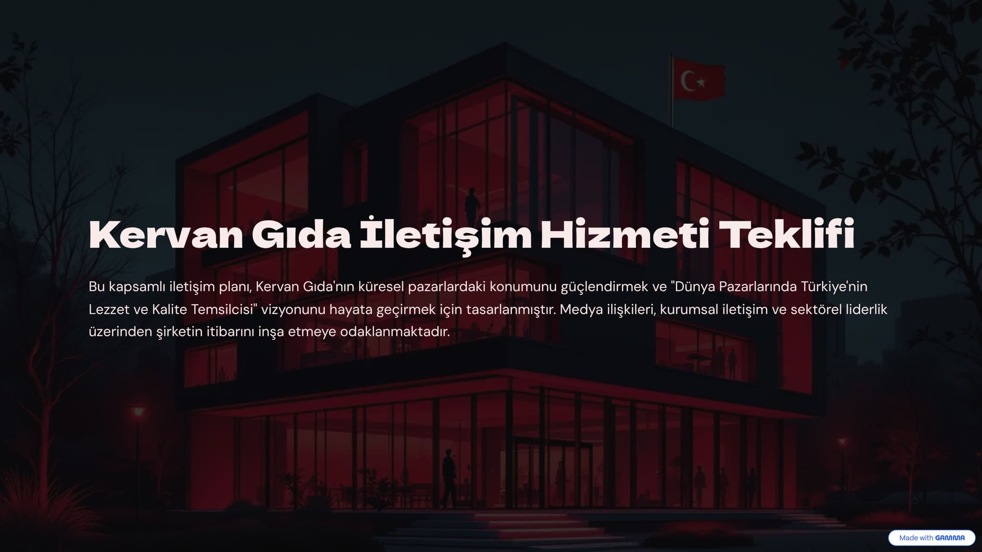 Kervan Gıda Crisis Management & Growth Architecture