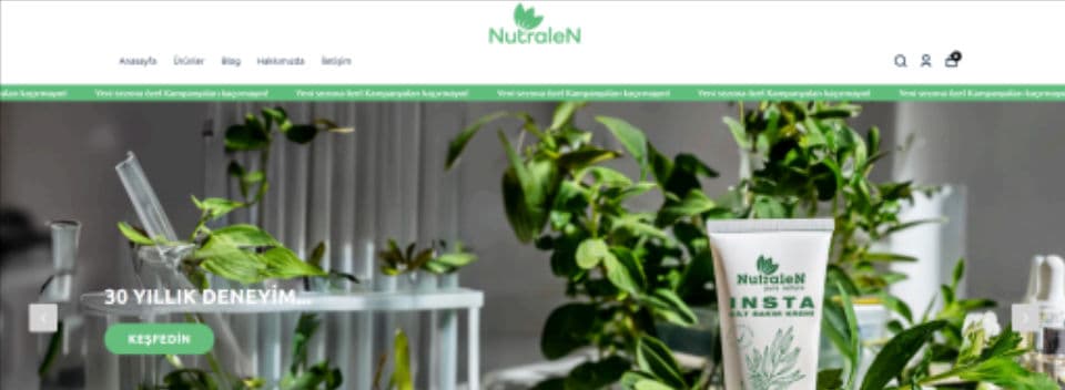 NutraleN Website Designs