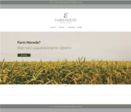 FarmHouse Website Designs
