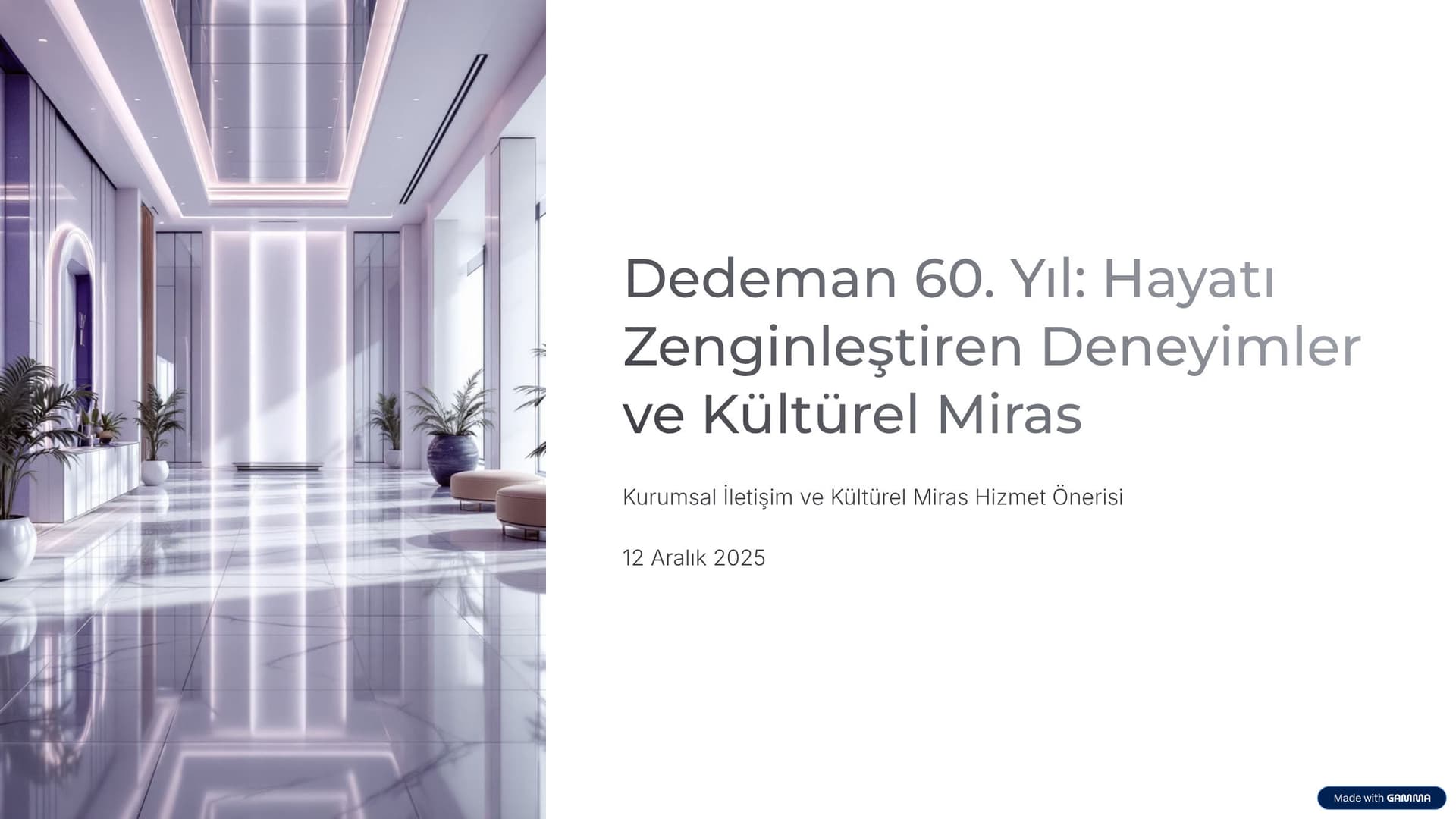 Dedeman PR & Launch Architecture